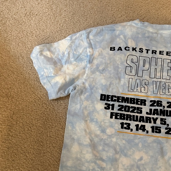 NEW Backstreet Boy’s Tie Dyed T-Shirt from Into the Millennium Sphere Winter L - Picture 11 of 14